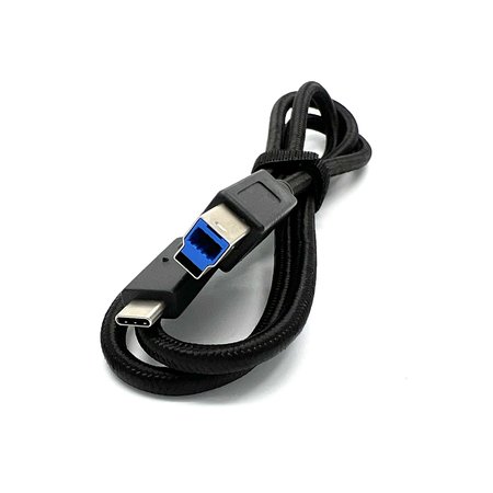SANOXY USB C to USB B Printer Cable, USB 3.1 Type B Cord Nylon Briaded Compatible USB3-TYPEC-Prnt